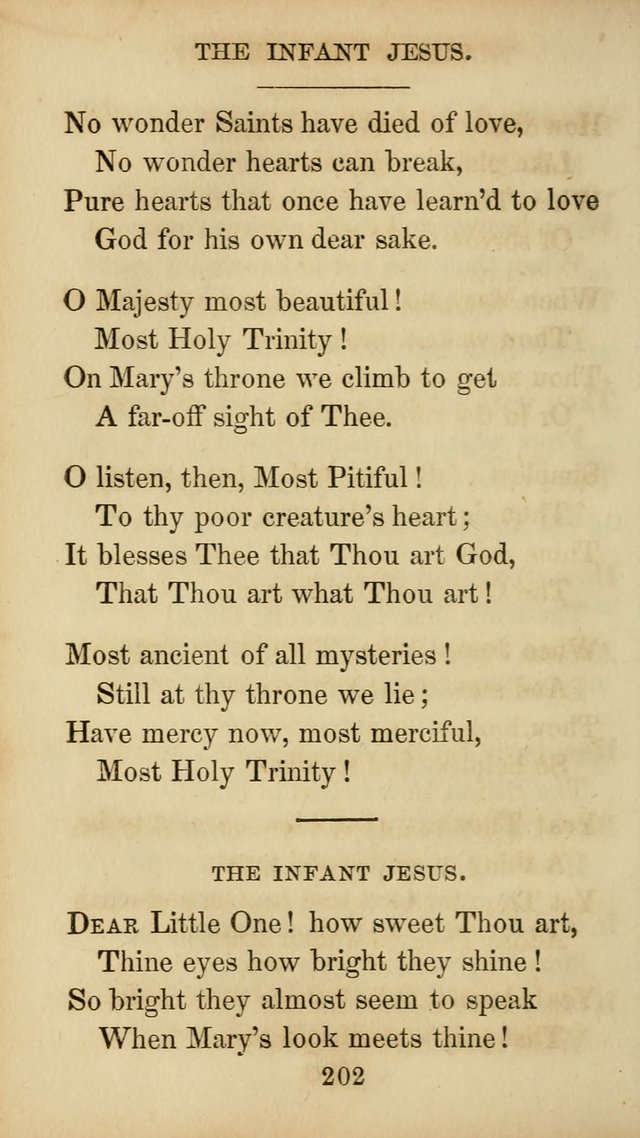 The Catholic Hymn Book: a collection of hymns, anthems, etc. for all  holydays of obligation and devotion throughout the year page 202