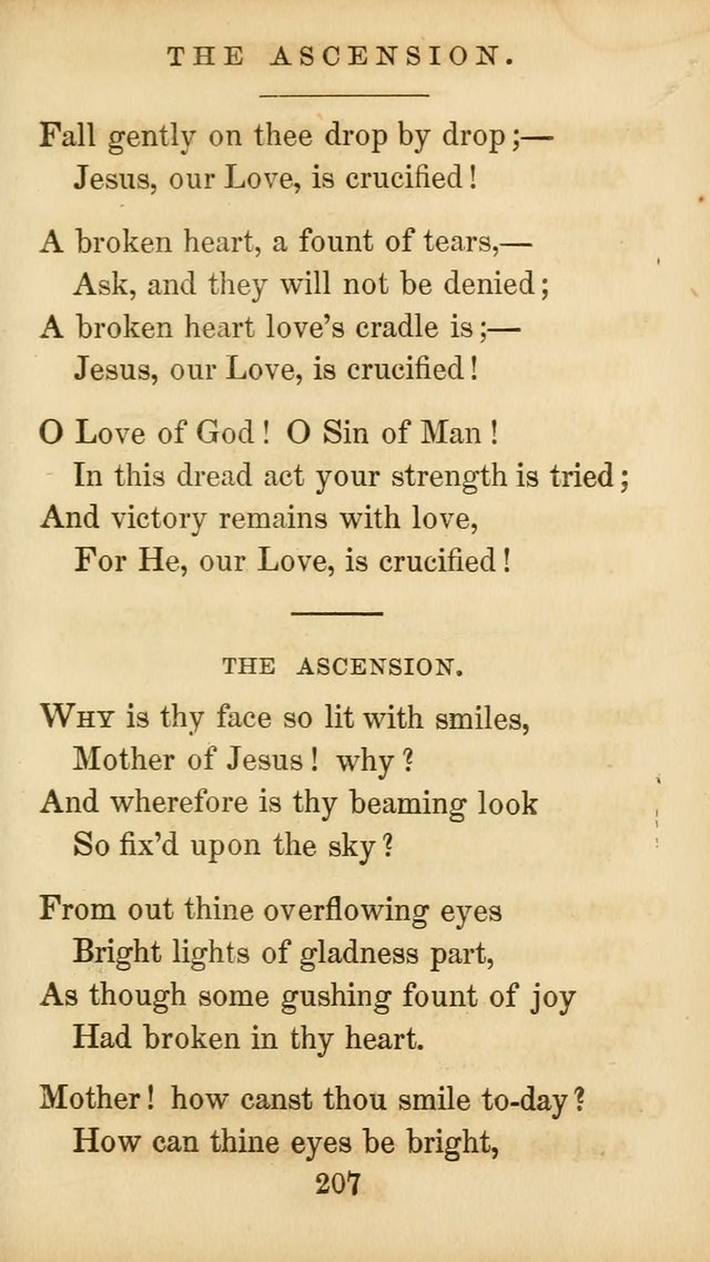 The Catholic Hymn Book: a collection of hymns, anthems, etc. for all  holydays of obligation and devotion throughout the year page 207