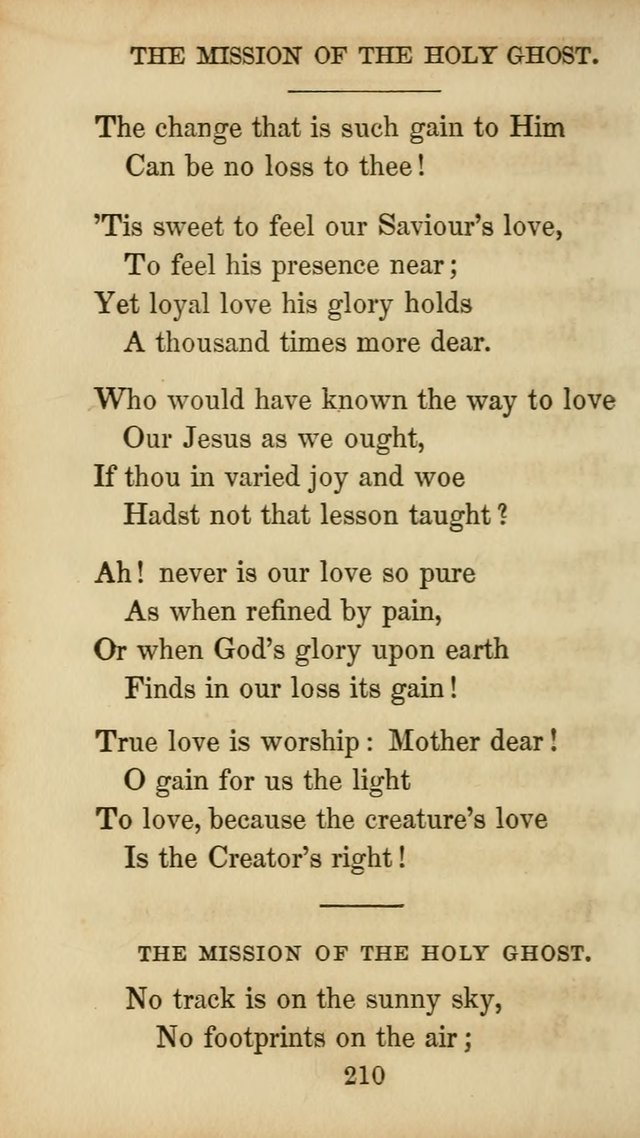 The Catholic Hymn Book: a collection of hymns, anthems, etc. for all  holydays of obligation and devotion throughout the year page 210