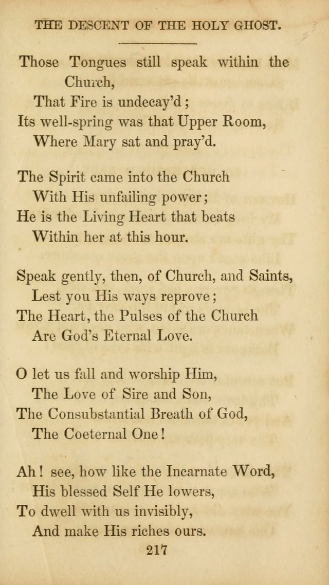 The Catholic Hymn Book: a collection of hymns, anthems, etc. for all  holydays of obligation and devotion throughout the year page 217