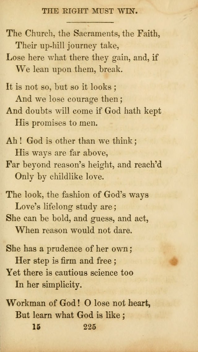 The Catholic Hymn Book: a collection of hymns, anthems, etc. for all  holydays of obligation and devotion throughout the year page 225