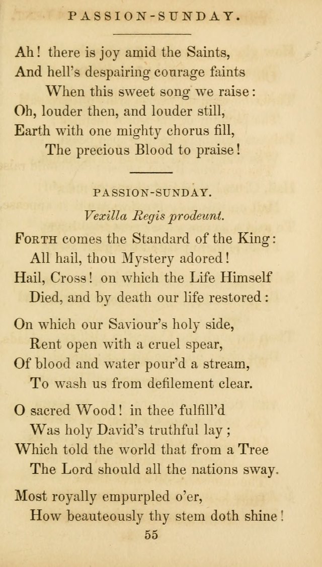 The Catholic Hymn Book: a collection of hymns, anthems, etc. for all  holydays of obligation and devotion throughout the year page 55