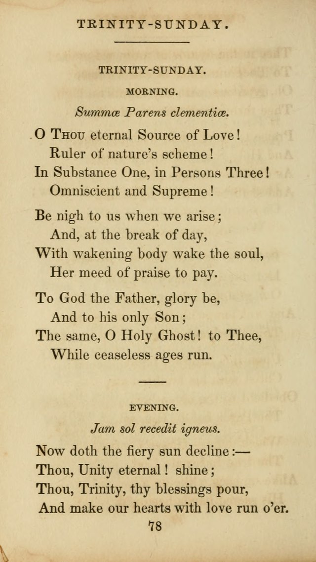 The Catholic Hymn Book: a collection of hymns, anthems, etc. for all  holydays of obligation and devotion throughout the year page 78