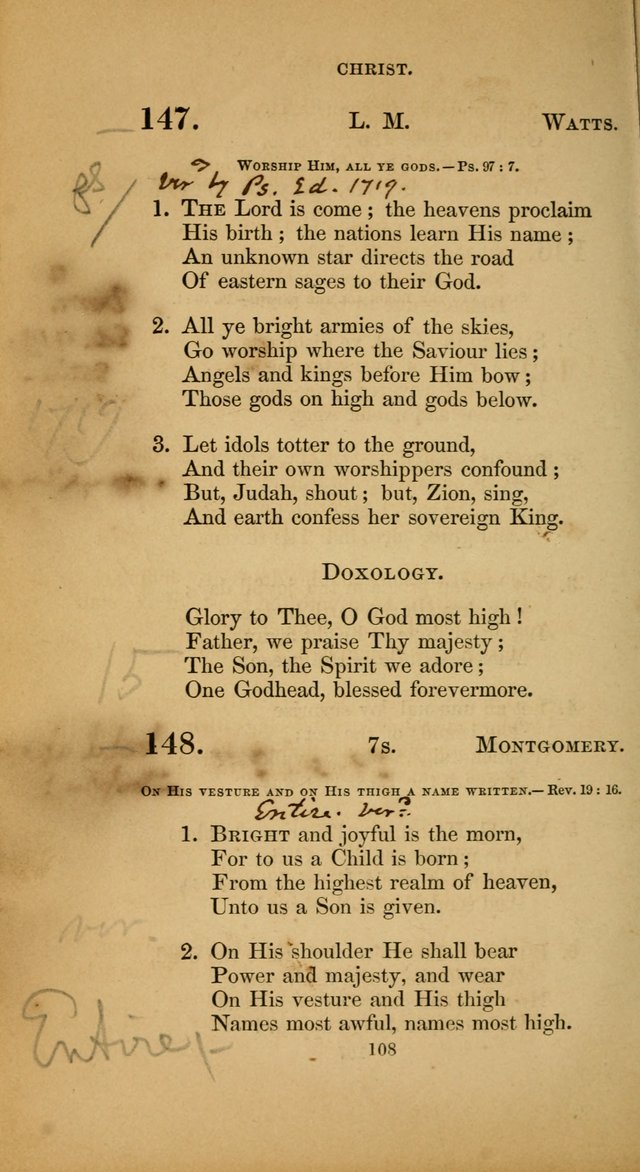 The Congregational Hymn Book: for the service of the sanctuary page 166