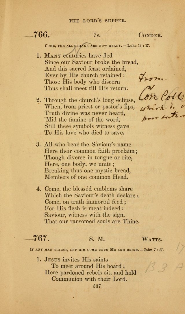 The Congregational Hymn Book: for the service of the sanctuary page 599