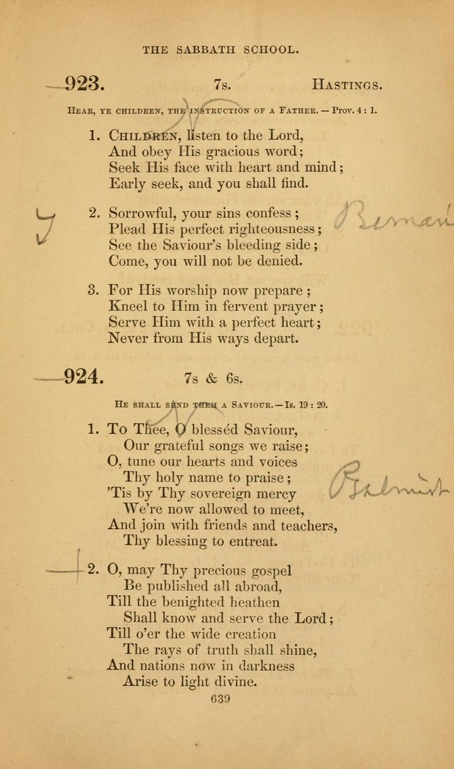 The Congregational Hymn Book: for the service of the sanctuary page 701