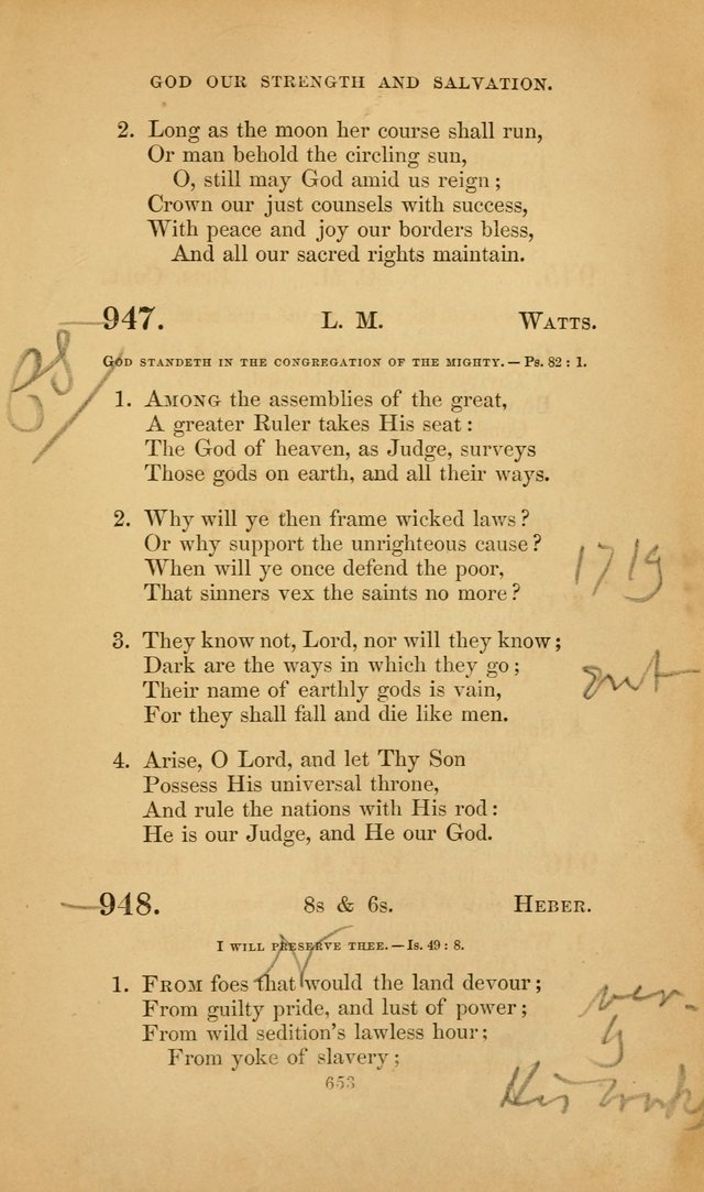 The Congregational Hymn Book: for the service of the sanctuary page 715