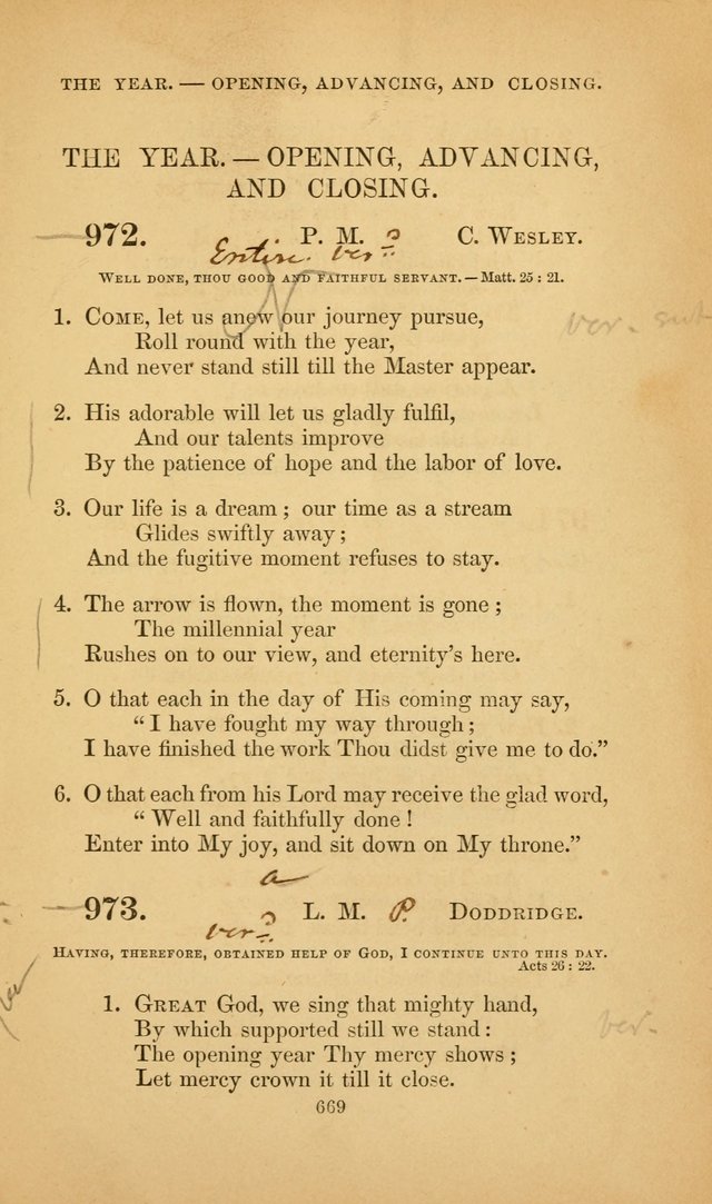 The Congregational Hymn Book: for the service of the sanctuary page 731