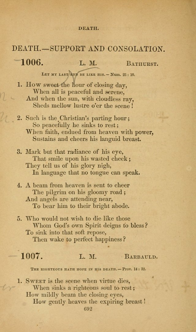 The Congregational Hymn Book: for the service of the sanctuary page 754