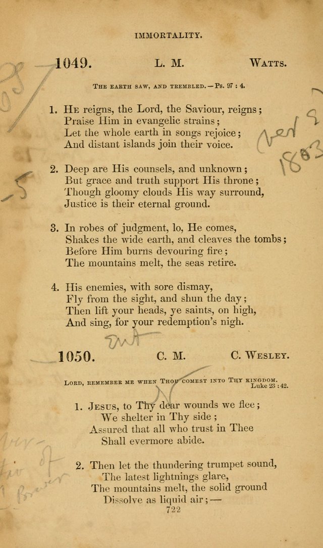 The Congregational Hymn Book: for the service of the sanctuary page 784