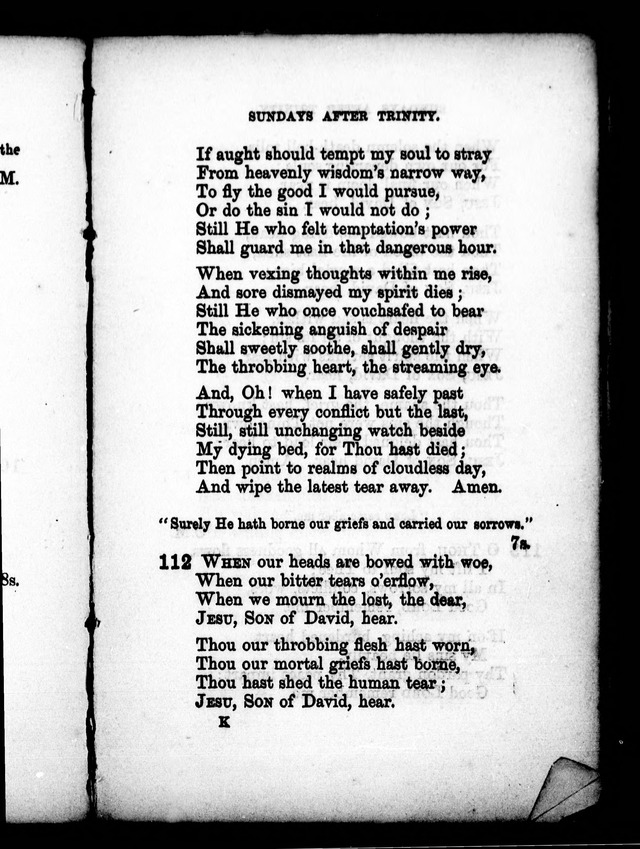 A Church Hymn Book: for the use of congregations of the United Church of England and Ireland page 111