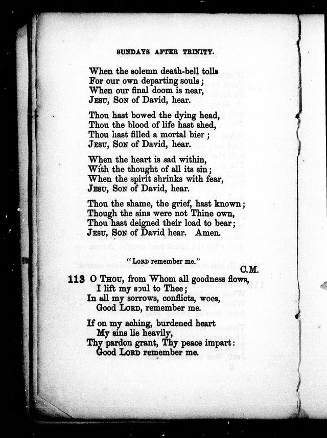 A Church Hymn Book: for the use of congregations of the United Church of England and Ireland page 112