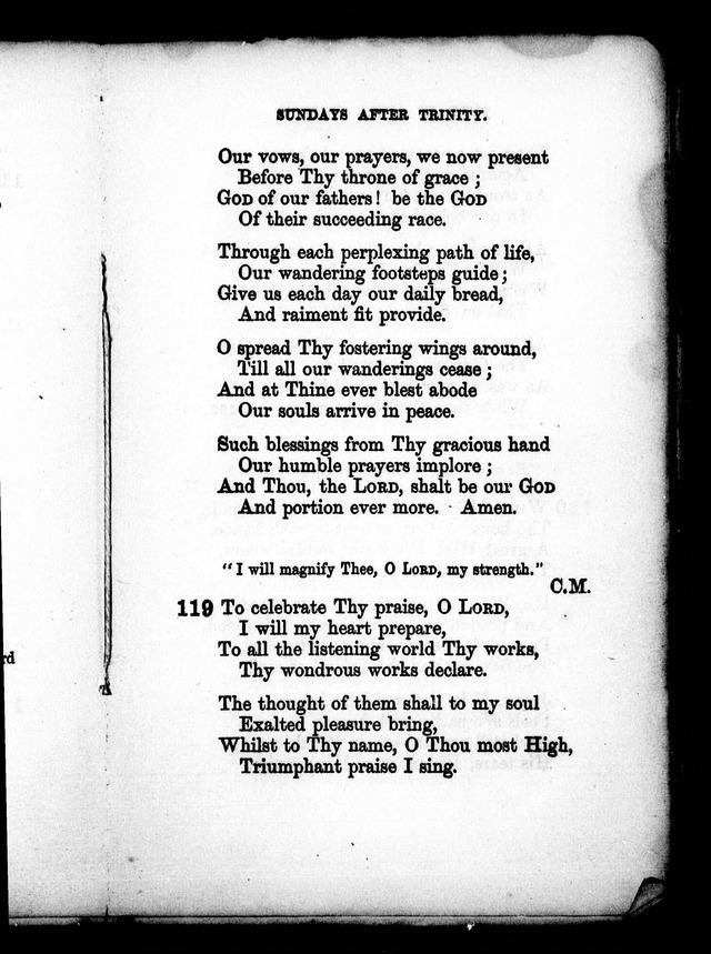 A Church Hymn Book: for the use of congregations of the United Church of England and Ireland page 117