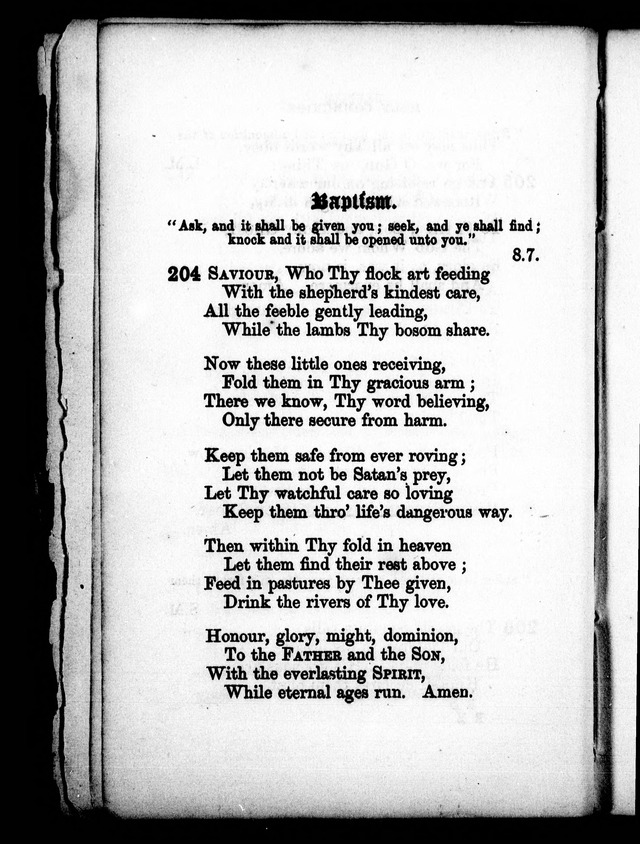 A Church Hymn Book: for the use of congregations of the United Church of England and Ireland page 201