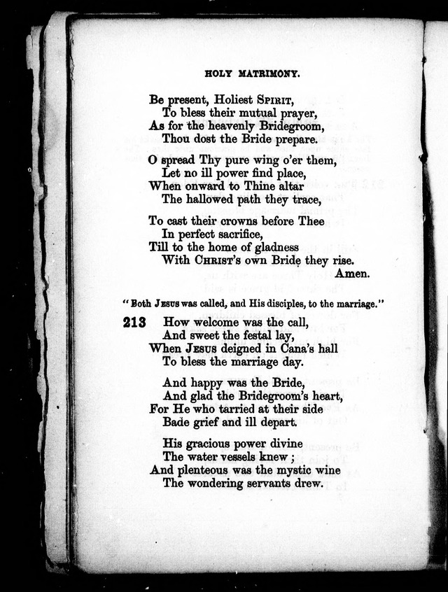 A Church Hymn Book: for the use of congregations of the United Church of England and Ireland page 209