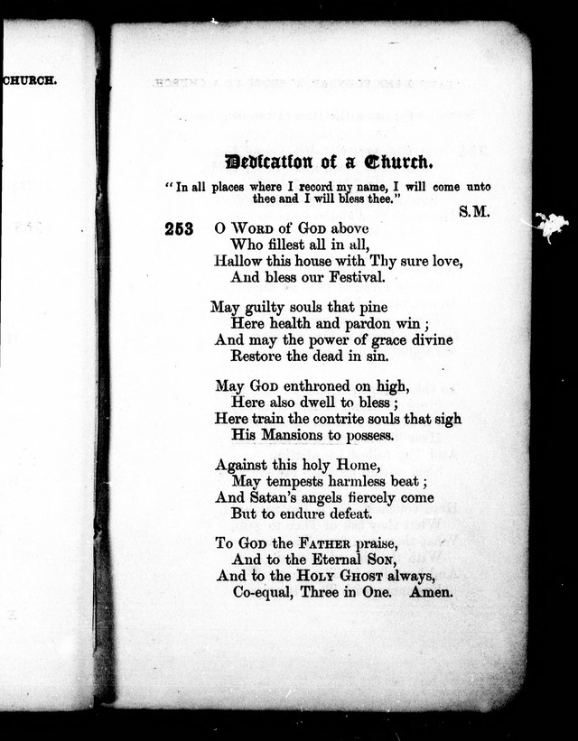 A Church Hymn Book: for the use of congregations of the United Church of England and Ireland page 252