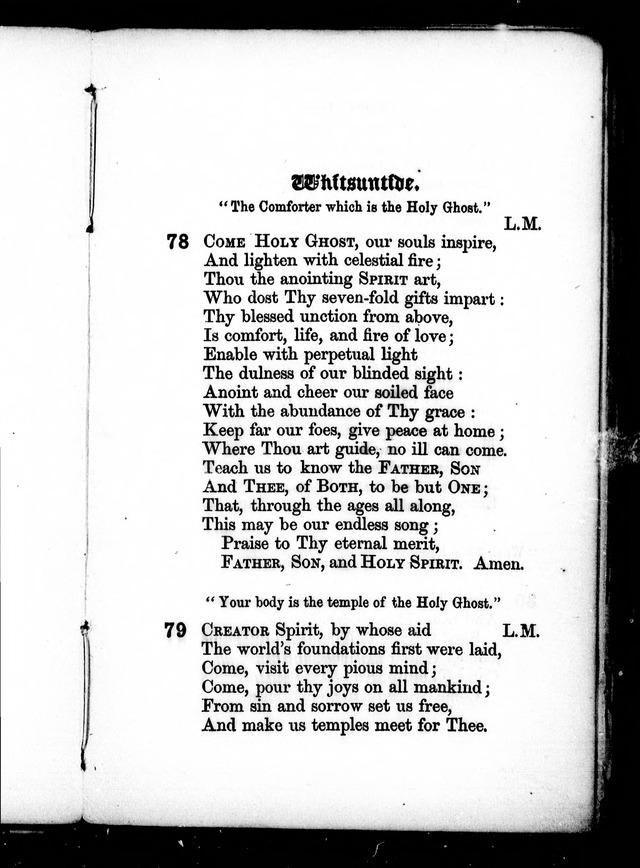 A Church Hymn Book: for the use of congregations of the United Church of England and Ireland page 78