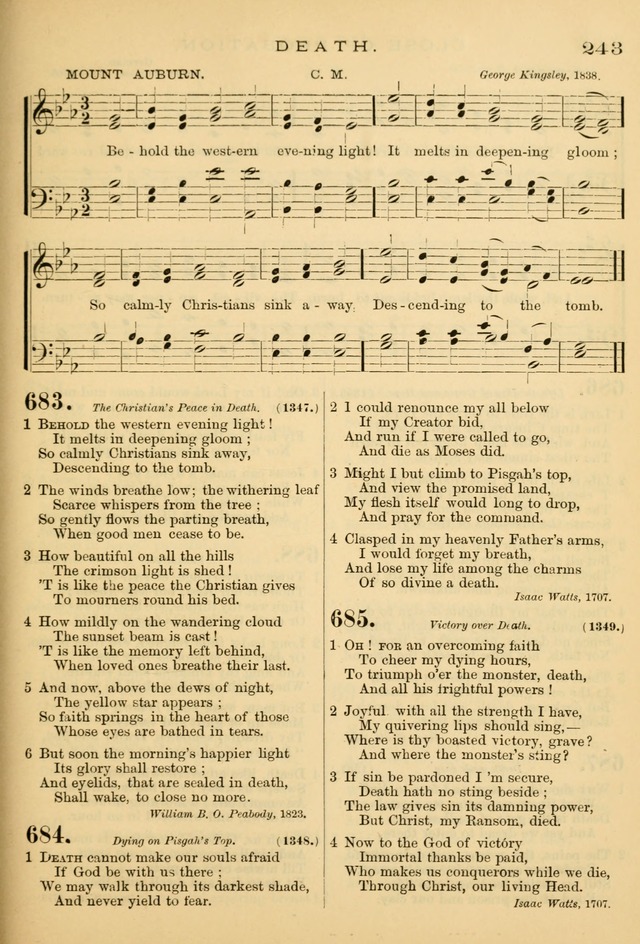 The Chapel hymn book, with tunes: for the worship of God page 250