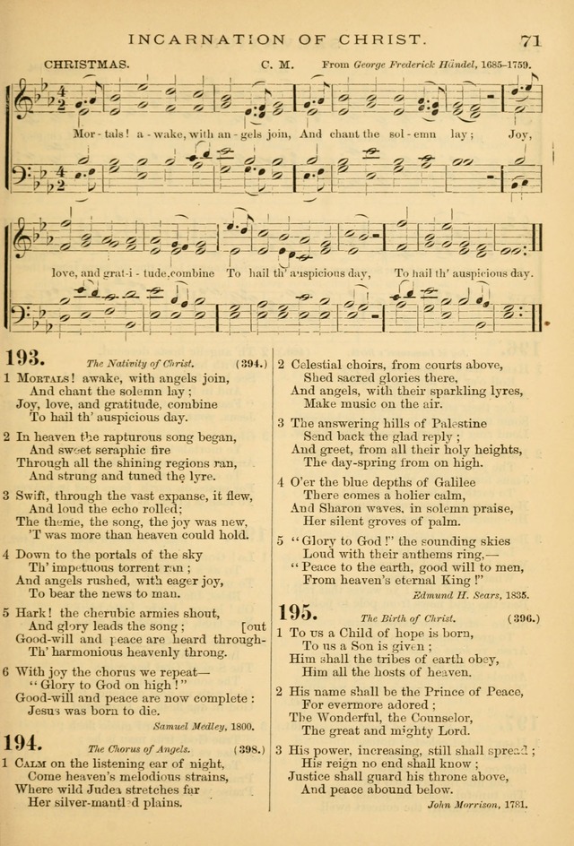 The Chapel hymn book, with tunes: for the worship of God page 78