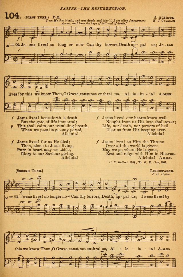 The Church Hymnal with Canticles page 104