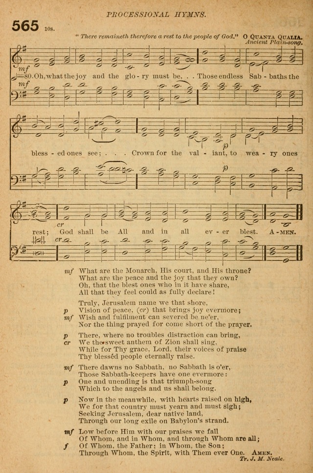 The Church Hymnal with Canticles page 509