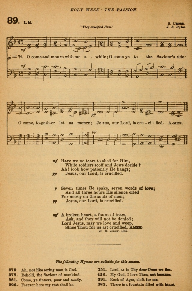 The Church Hymnal with Canticles page 91