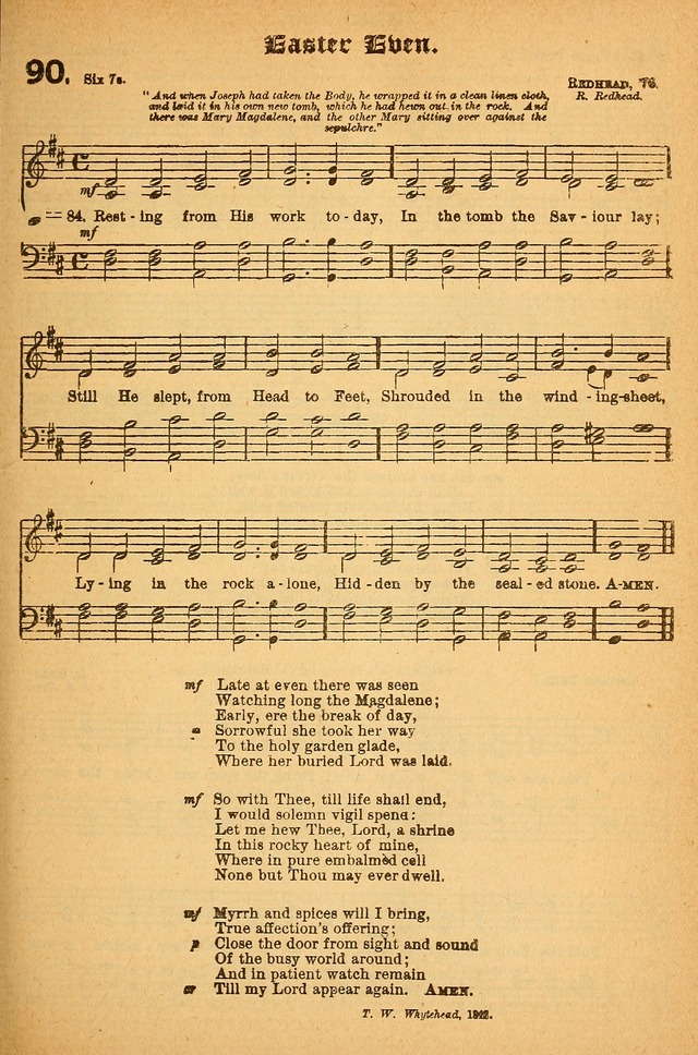 The Church Hymnal with Canticles page 92