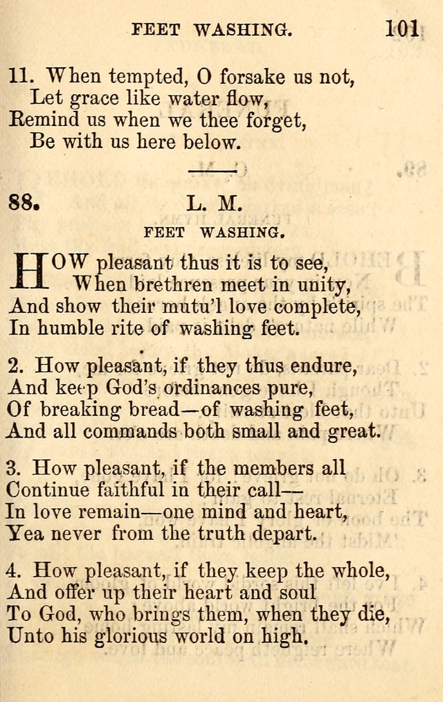 A Collection of Hymns: designed for the use of the Church of Christ page 101