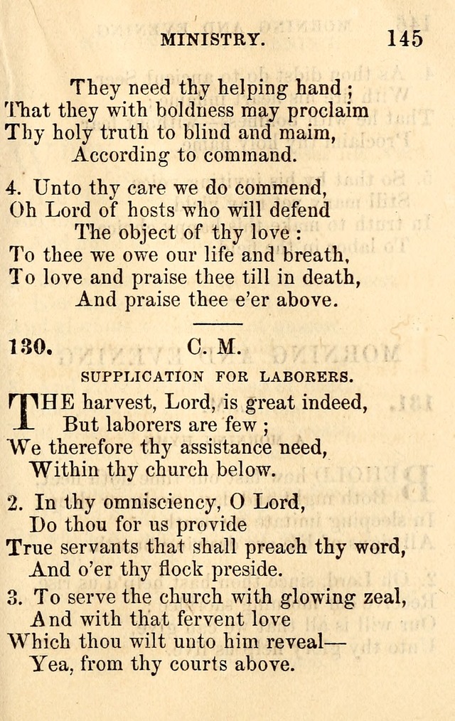 A Collection of Hymns: designed for the use of the Church of Christ page 145