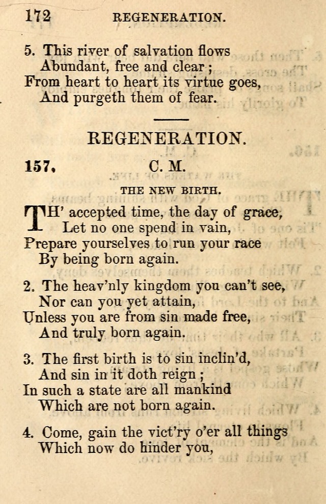 A Collection of Hymns: designed for the use of the Church of Christ page 172