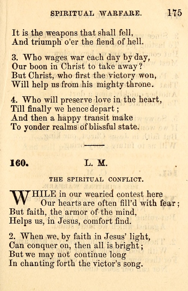 A Collection of Hymns: designed for the use of the Church of Christ page 175