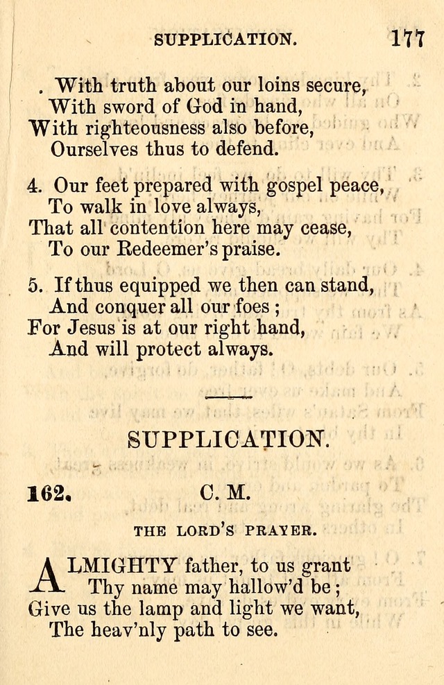 A Collection of Hymns: designed for the use of the Church of Christ page 177