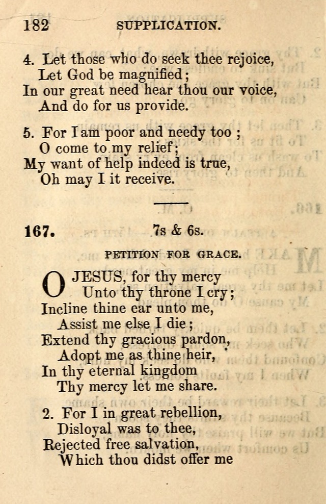 A Collection of Hymns: designed for the use of the Church of Christ page 182