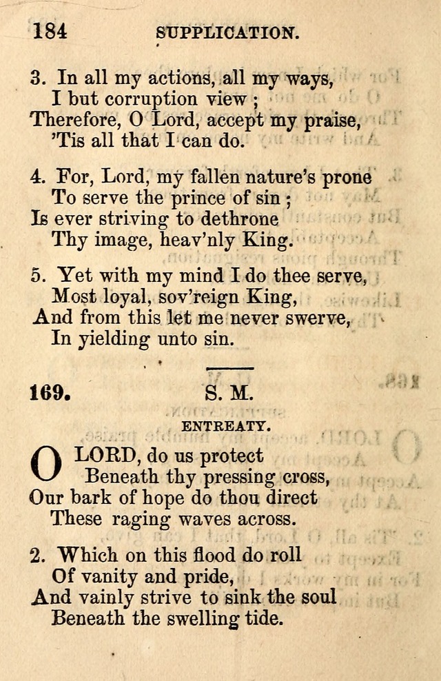 A Collection of Hymns: designed for the use of the Church of Christ page 184