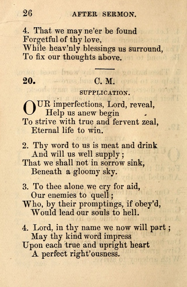 A Collection of Hymns: designed for the use of the Church of Christ page 26