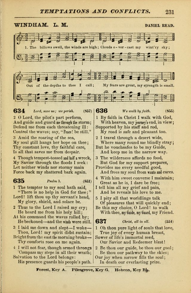 The Christian Hymnal: a choice collection of hymns and tunes for congregational and social worship page 231