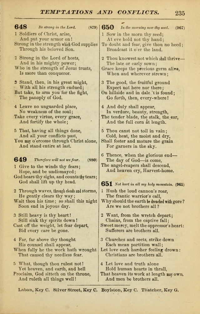 The Christian Hymnal: a choice collection of hymns and tunes for congregational and social worship page 235