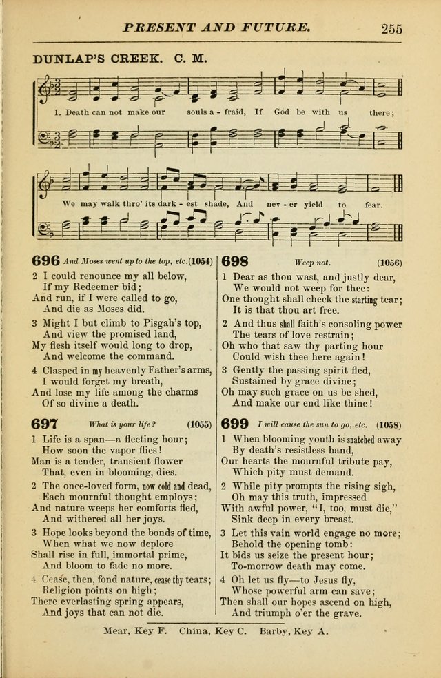 The Christian Hymnal: a choice collection of hymns and tunes for congregational and social worship page 255