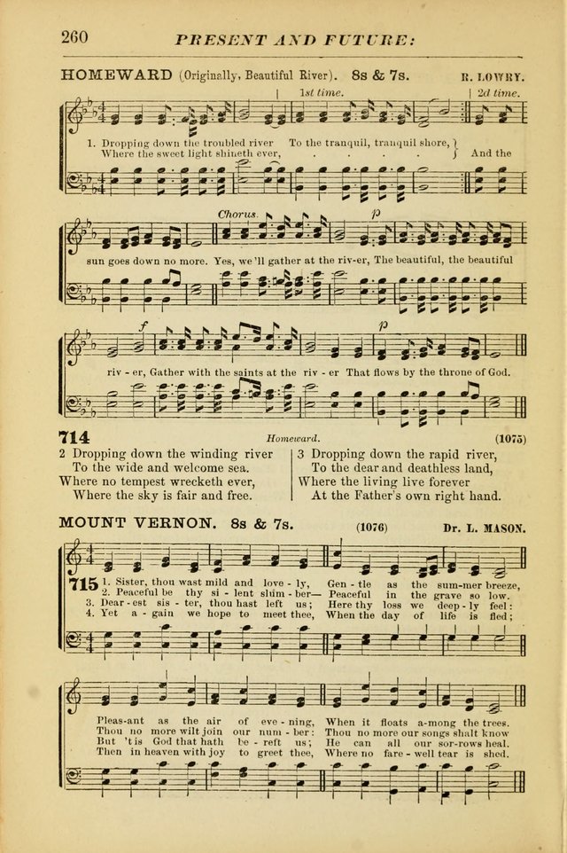 The Christian Hymnal: a choice collection of hymns and tunes for congregational and social worship page 260