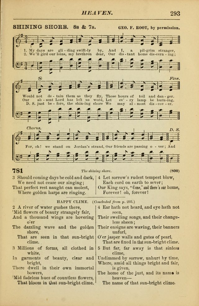 The Christian Hymnal: a choice collection of hymns and tunes for congregational and social worship page 293