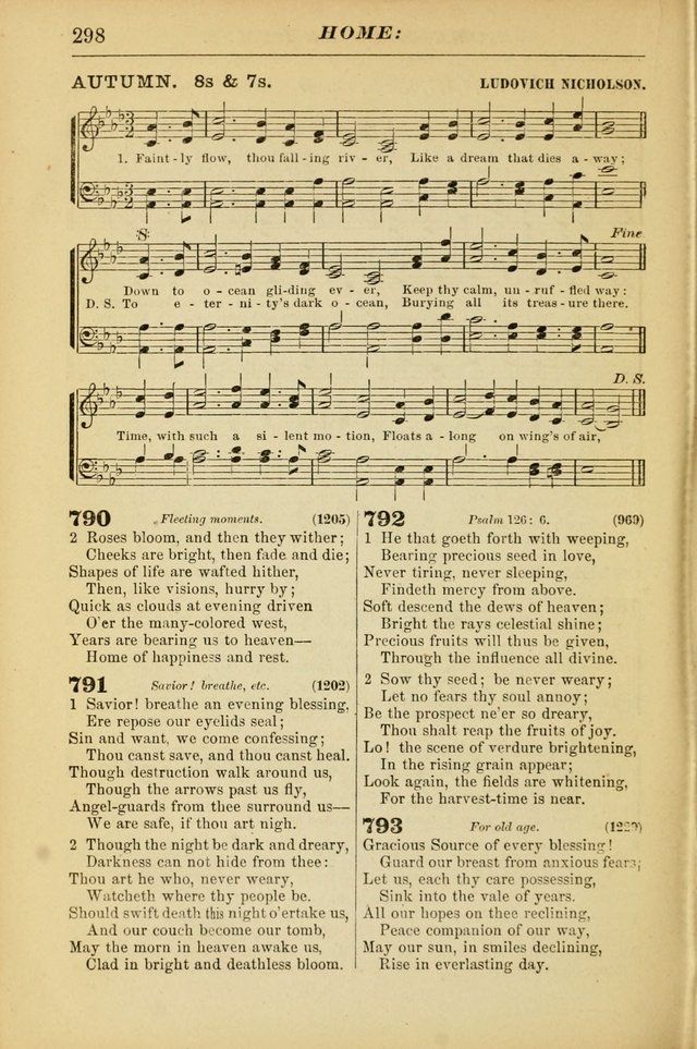 The Christian Hymnal: a choice collection of hymns and tunes for congregational and social worship page 298