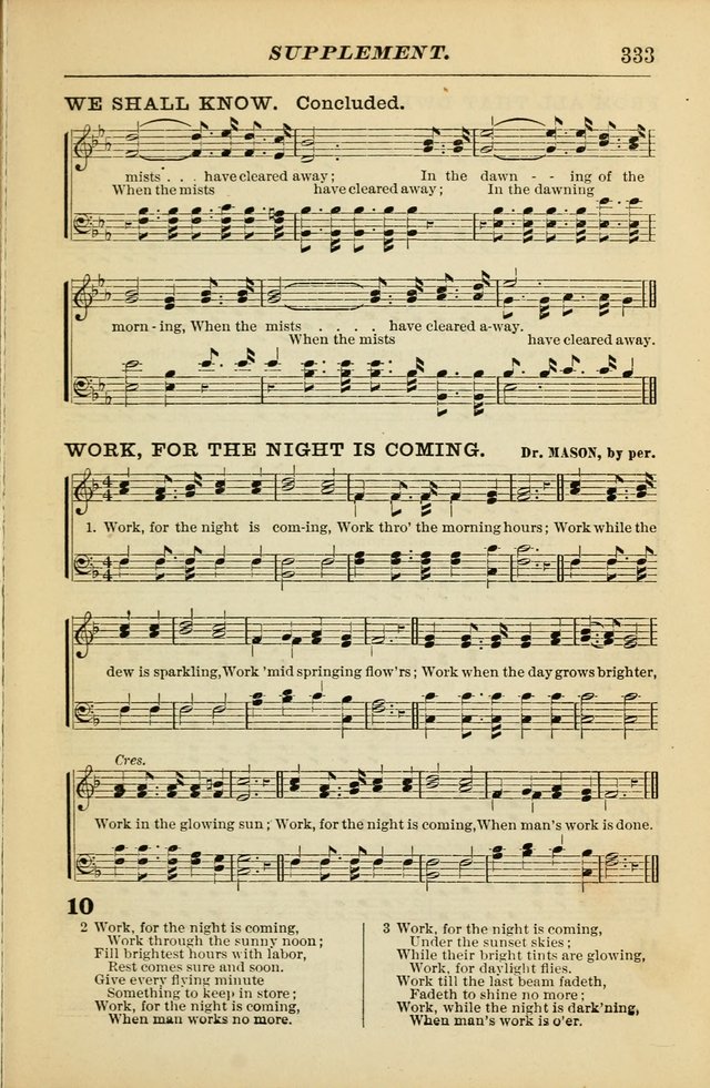 The Christian Hymnal: a choice collection of hymns and tunes for congregational and social worship page 333