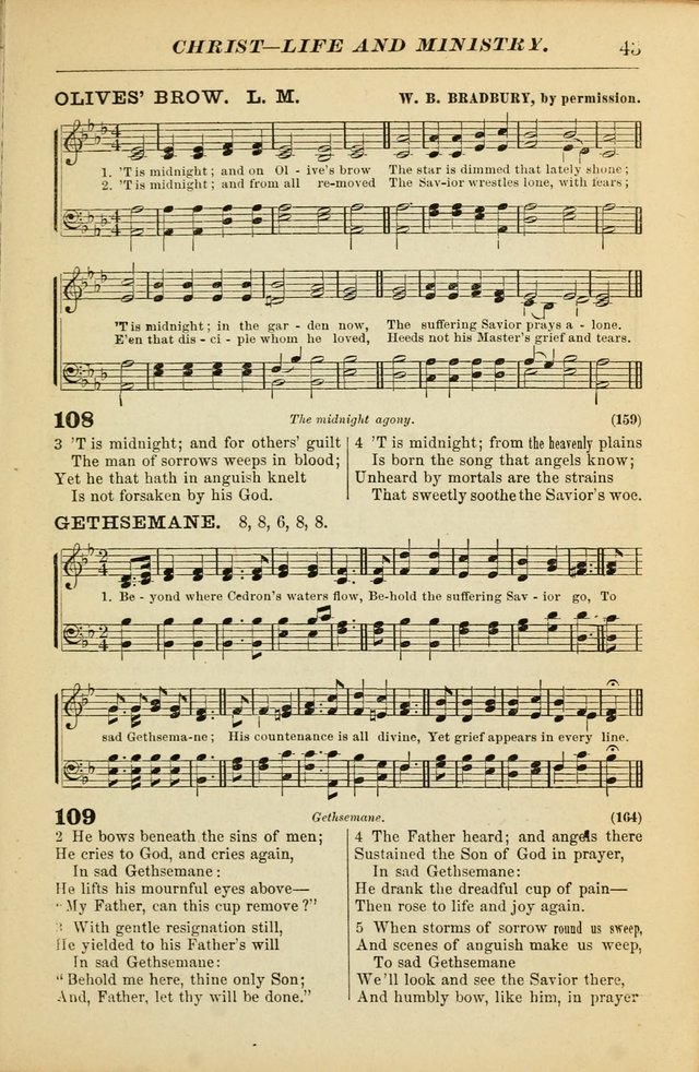 The Christian Hymnal: a choice collection of hymns and tunes for congregational and social worship page 43