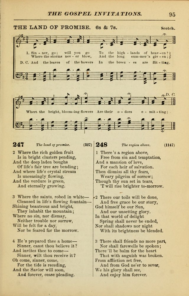 The Christian Hymnal: a choice collection of hymns and tunes for congregational and social worship page 95