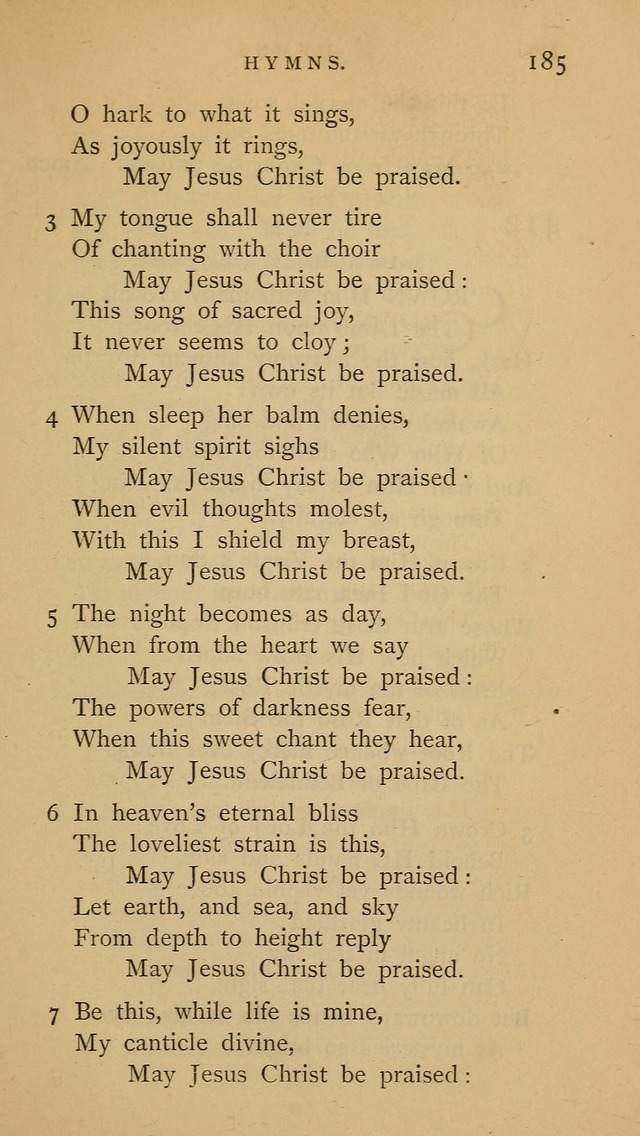 A Church hymnal: compiled from "Additional hymns," "Hymns ancient and modern," and "Hymns for church and home," as authorized by the House of Bishops page 192