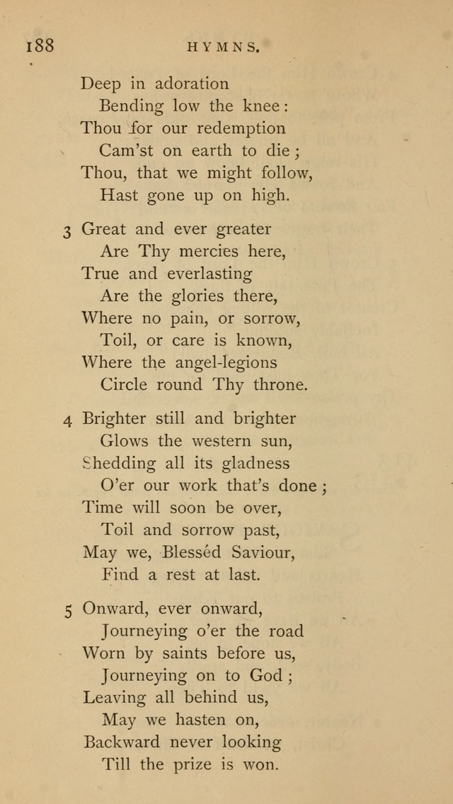 A Church hymnal: compiled from "Additional hymns," "Hymns ancient and modern," and "Hymns for church and home," as authorized by the House of Bishops page 195