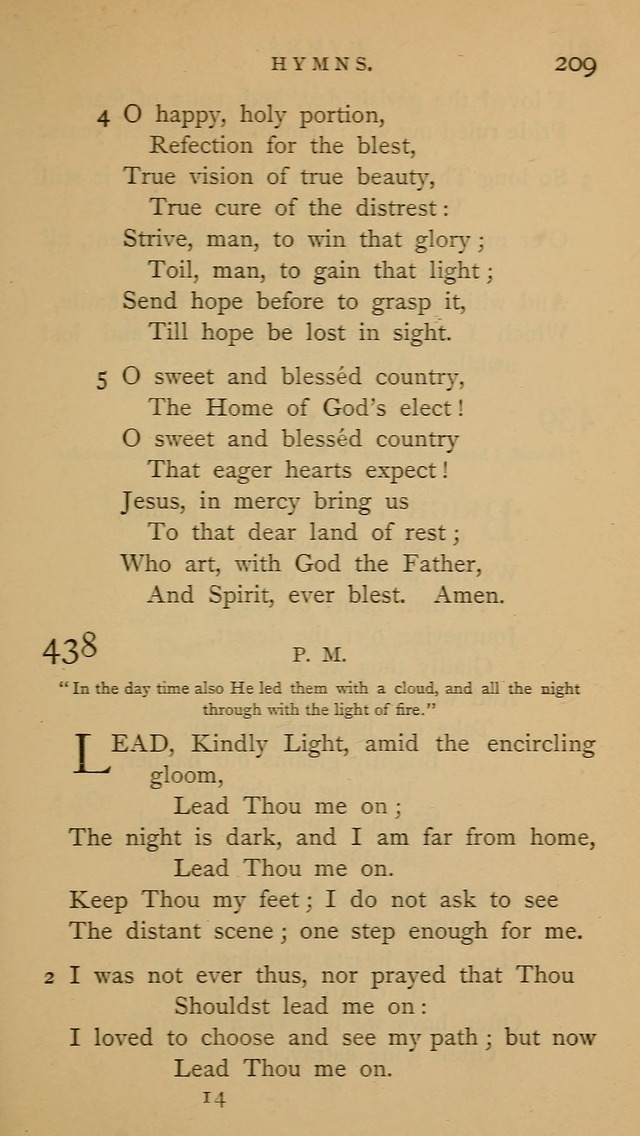 A Church hymnal: compiled from "Additional hymns," "Hymns ancient and modern," and "Hymns for church and home," as authorized by the House of Bishops page 216