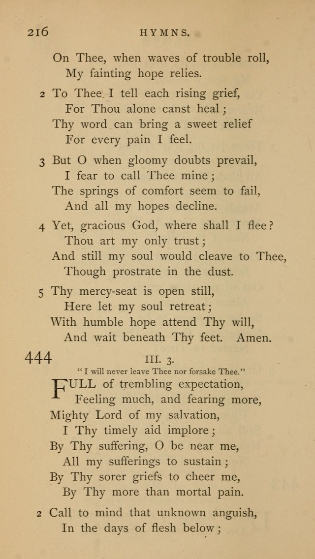 A Church hymnal: compiled from "Additional hymns," "Hymns ancient and modern," and "Hymns for church and home," as authorized by the House of Bishops page 223