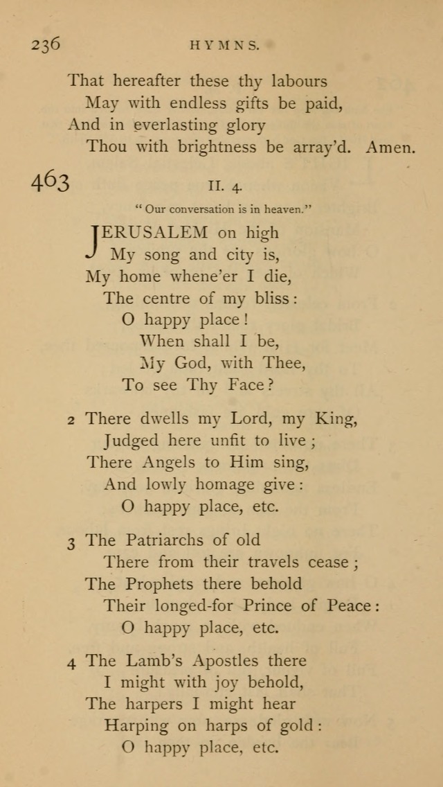 A Church hymnal: compiled from "Additional hymns," "Hymns ancient and modern," and "Hymns for church and home," as authorized by the House of Bishops page 243