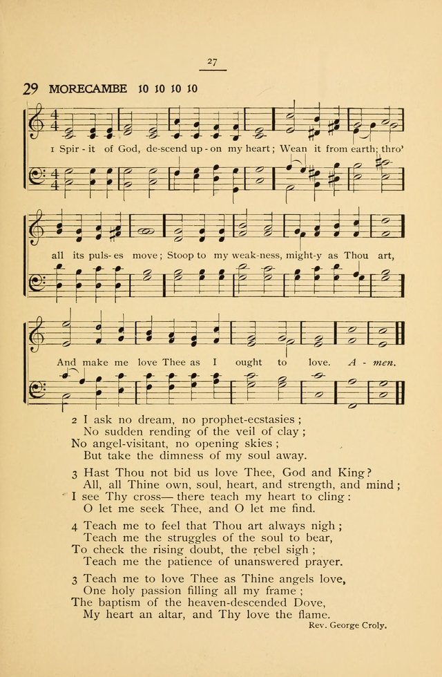 The Convention Hymnal: a compilation of familiar hymns for use at meetings where the larger collections are not available page 27